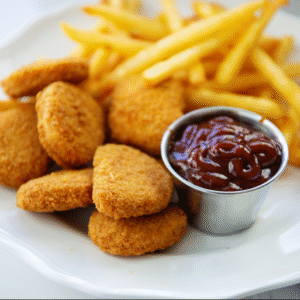 Chicken Nuggets 6PC with French Fries